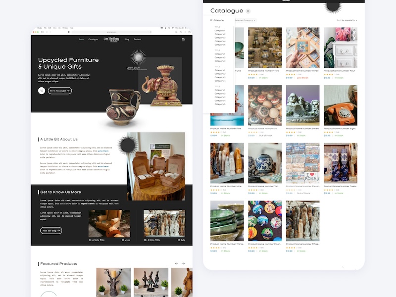 JustTheThing4U website